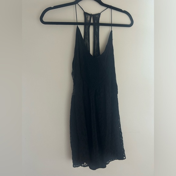 Zara Dresses & Skirts - Black lace Zara dress size XS